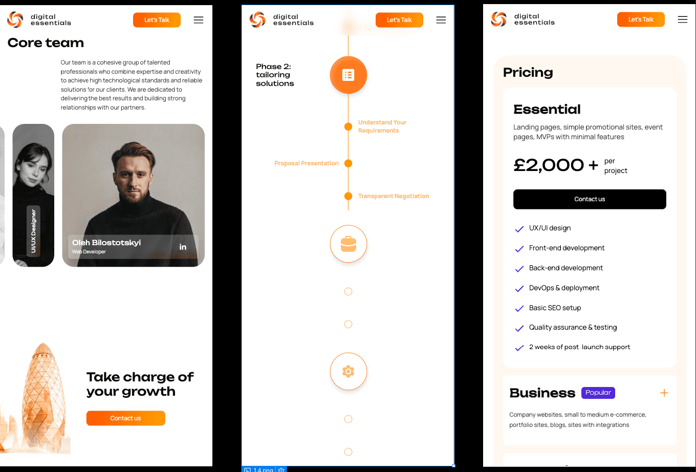 Website DE - with SEO-Optimized SSR with Nuxt.js | Vue | Mailgun screenshot 11