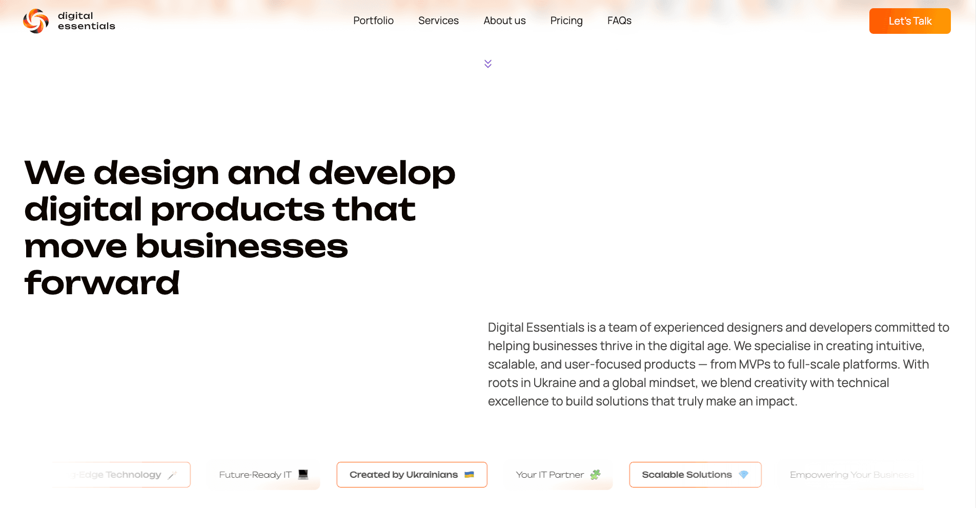 Website DE - with SEO-Optimized SSR with Nuxt.js | Vue | Mailgun screenshot 2