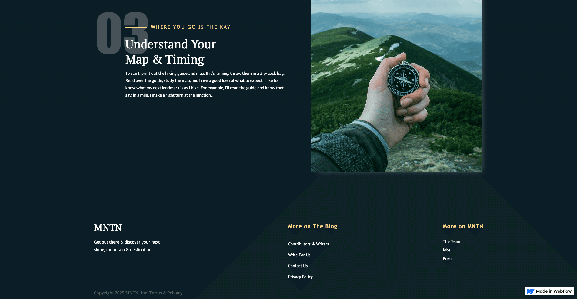Webflow Website with Scroll Animations & CMS Integration screenshot 4
