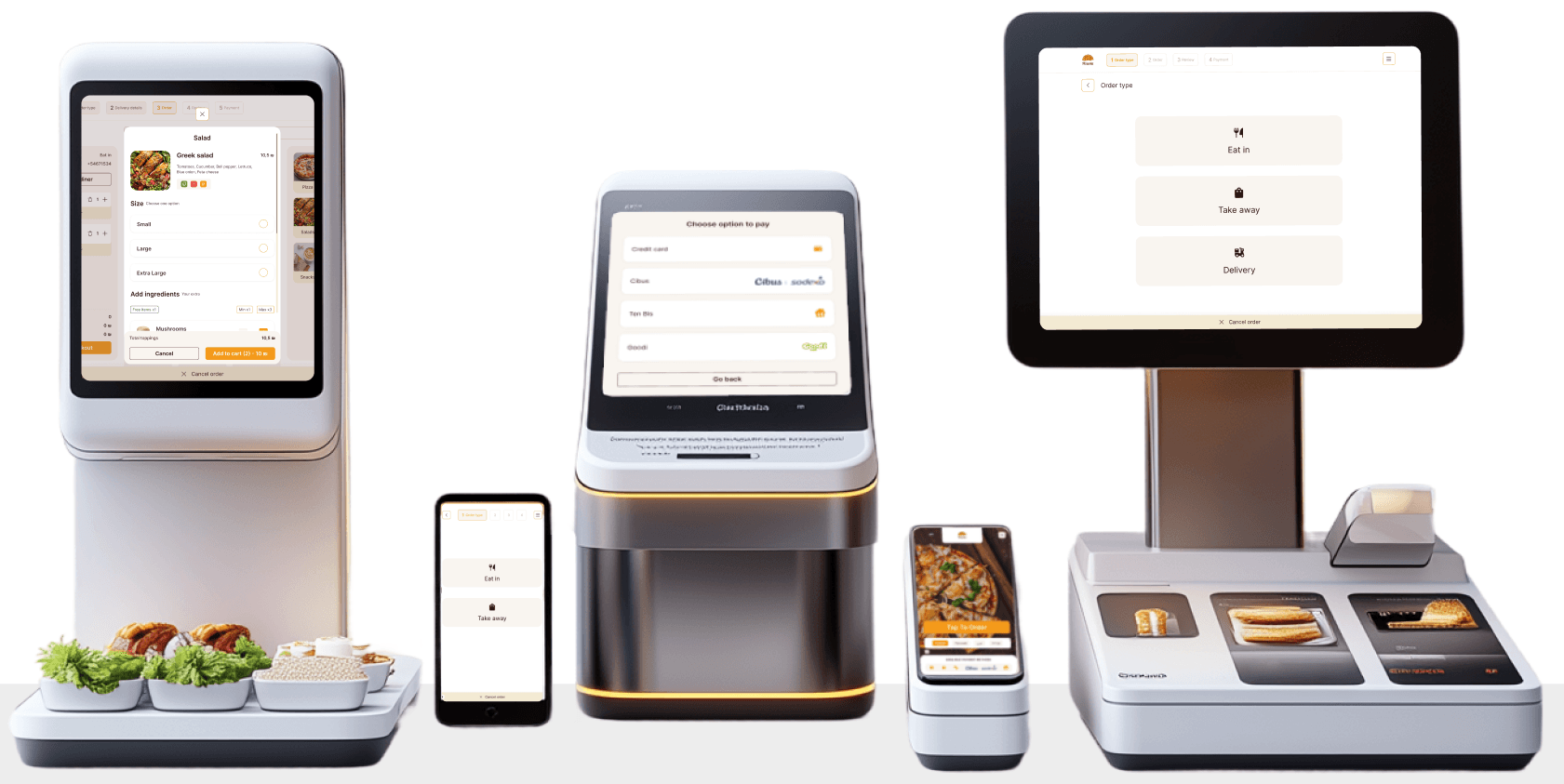 POS Restaurant SaaS – Web, Mobile & Self-Service Kiosk Ordering System