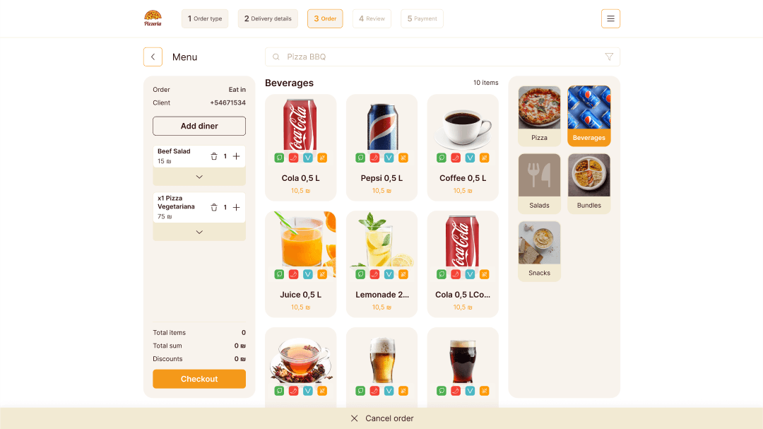 POS Restaurant SaaS – Web, Mobile & Self-Service Kiosk Ordering System screenshot 9