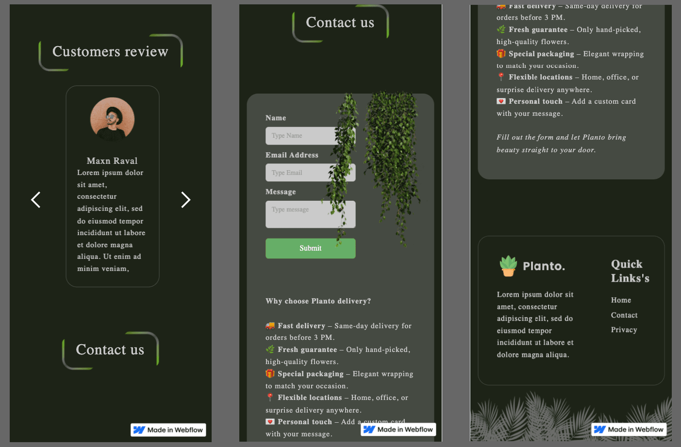 Сайт з Figma на Webflow: CMS, анімації, слайдер screenshot 8